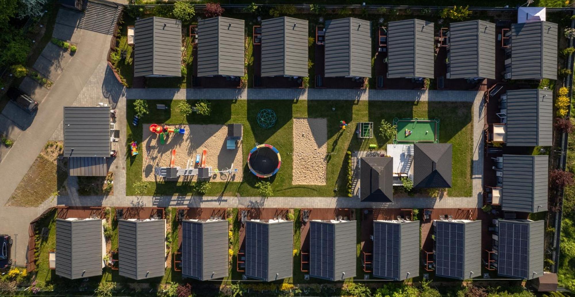 Villa Domki Wsrod Jabloni Gąski Exterior foto